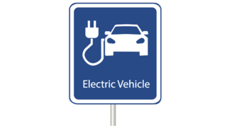 E-Pkw-Parkplatz – Parkplatzschild für Elektrofahrzeuge